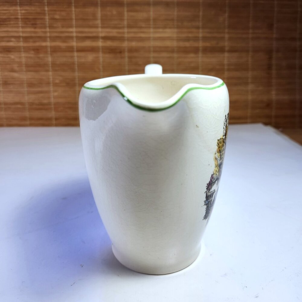 Lord Nelson Ware Pitcher • Elijah Cotton • Cottage Scene • Staffordshire England - Picture 5 of 9